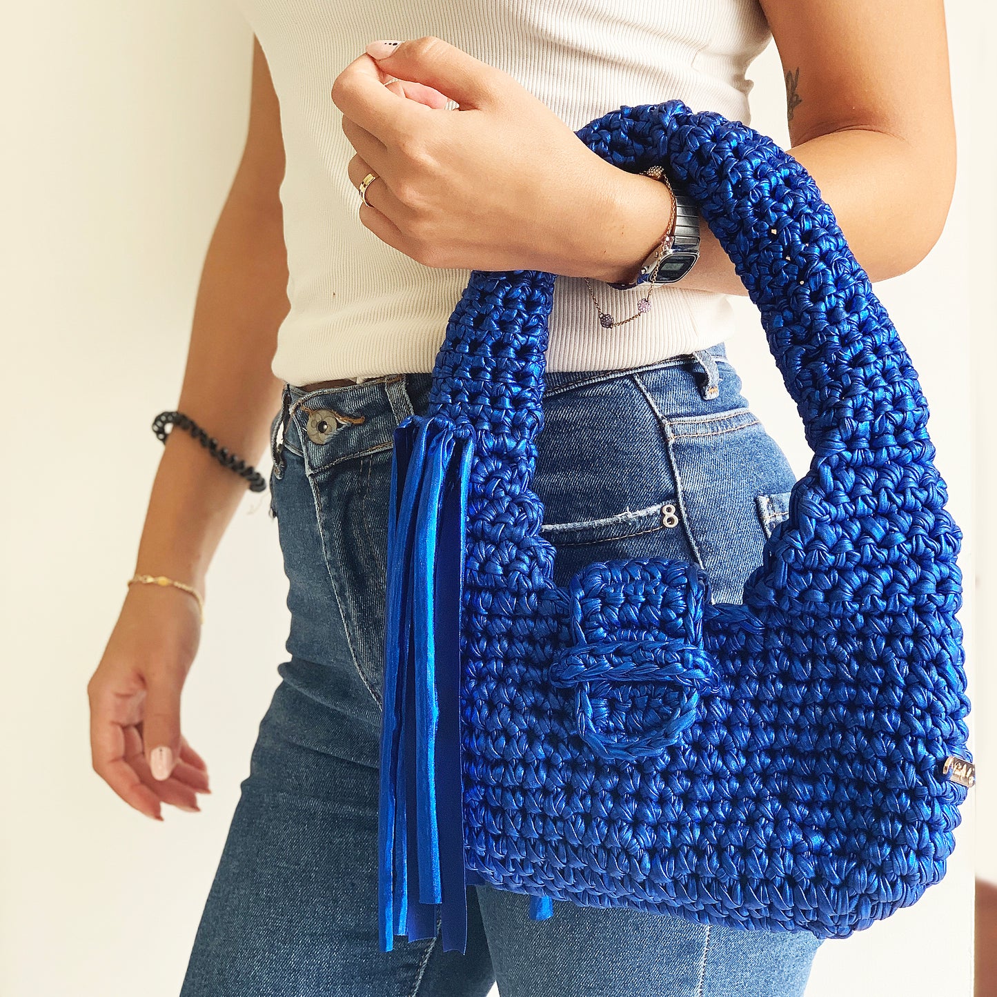 Crochet Shoulder Bag.